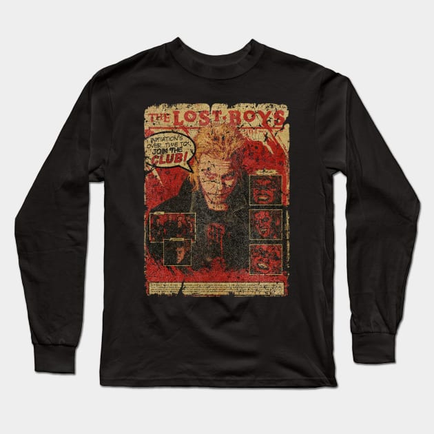 The Lost Boys - VINTAGE Long Sleeve T-Shirt by The Fan-Tastic Podcast